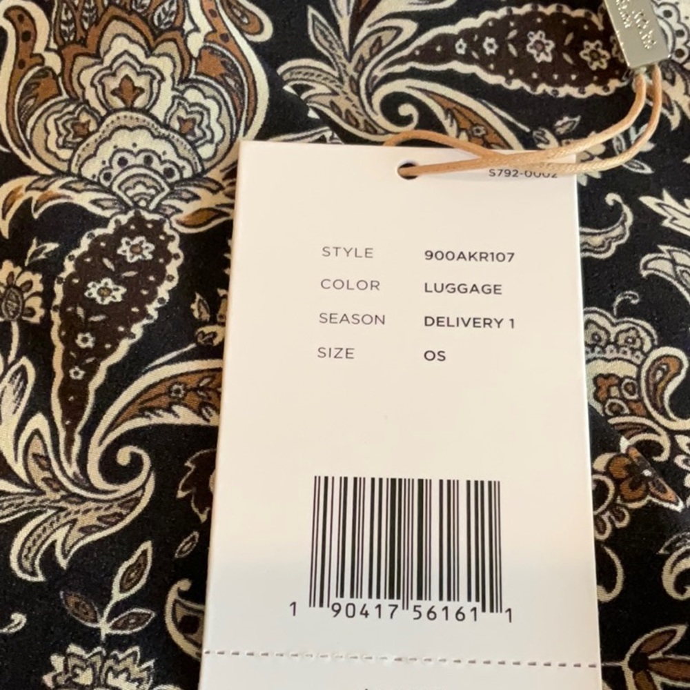 Micheal Kors Collection paisley square scarf - Picture 2 of 3